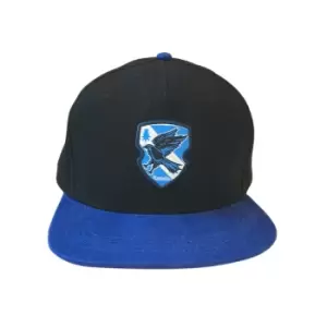 Image of Harry Potter Ravenclaw Snapback Cap (One Size) (Black/Blue)