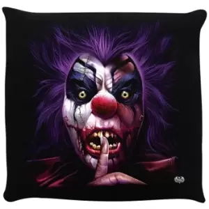 Image of Mad Cap Filled Cushion (One Size) (Black/Purple) - Black/Purple - Spiral