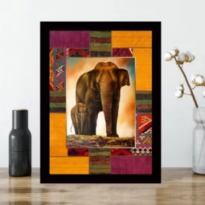 Image of SC0619226807 Multicolor Decorative Framed MDF Painting