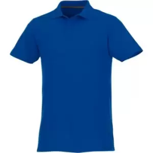 Image of Elevate Mens Helios Short Sleeve Polo Shirt (M) (Blue)