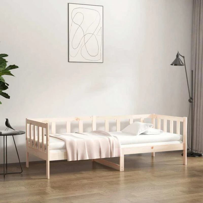 Image of VIDAXL Day Bed without Mattress 80x200cm Solid Wood Pine Vidaxl 8720287133841