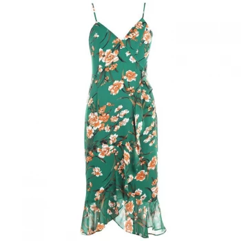 Image of Bardot Malika Floral Dress - Orange FLORAL