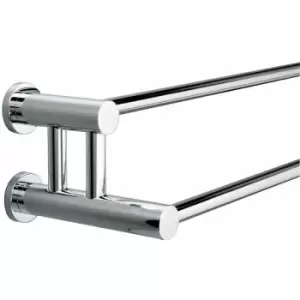 Image of Montana Double Towel Rail - Chrome - 6727C - Chrome - Miller