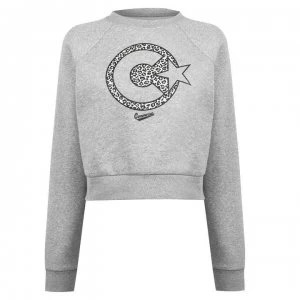 Image of Converse Star Crew Sweatshirt Ladies - Grey
