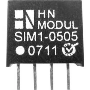 Image of DCDC converter print HN Power SIM1 0505 SIL4 5 Vdc 5 Vdc