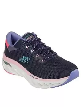 Image of Skechers Arch Fit Glide-step Trainers, Navy, Size 3, Women