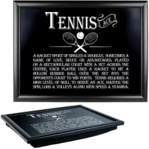 Image of Ultimate Gift for Man 8880 Tennis Lap Tray Black