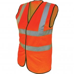 Image of Scan Hi Vis Waistcoat Orange L