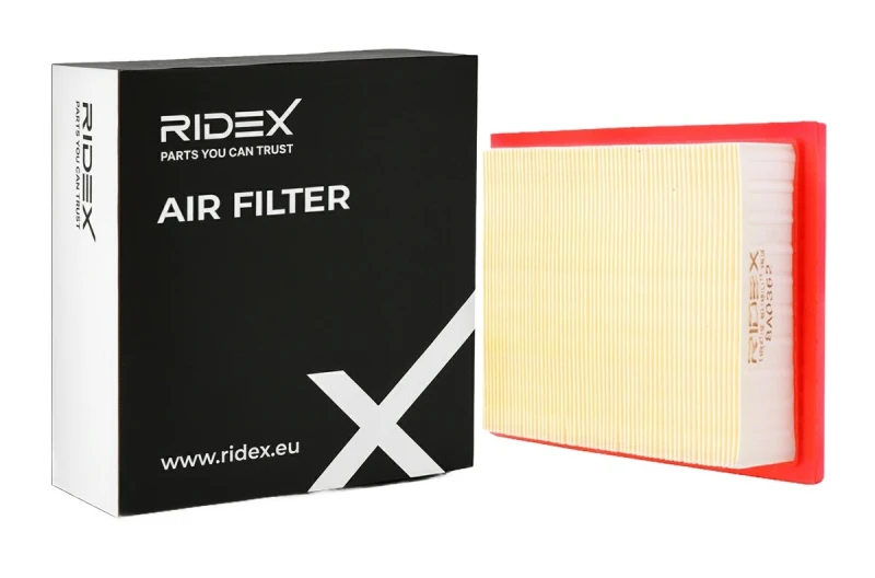 Image of RIDEX 8A0362 Air filter Filter Insert Air Filter (8)