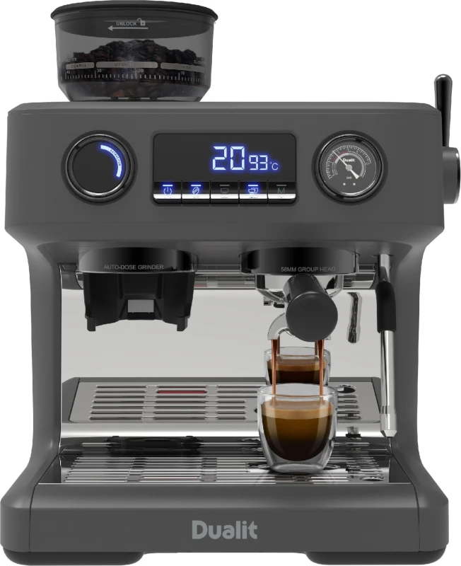 Image of Dualit Espresso Coffee Machine - Grey - 84455