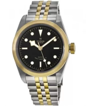 Image of Tudor Black Bay 41 Black Dial Stainless Steel and Yellow Gold Mens Watch M79543-0001 M79543-0001