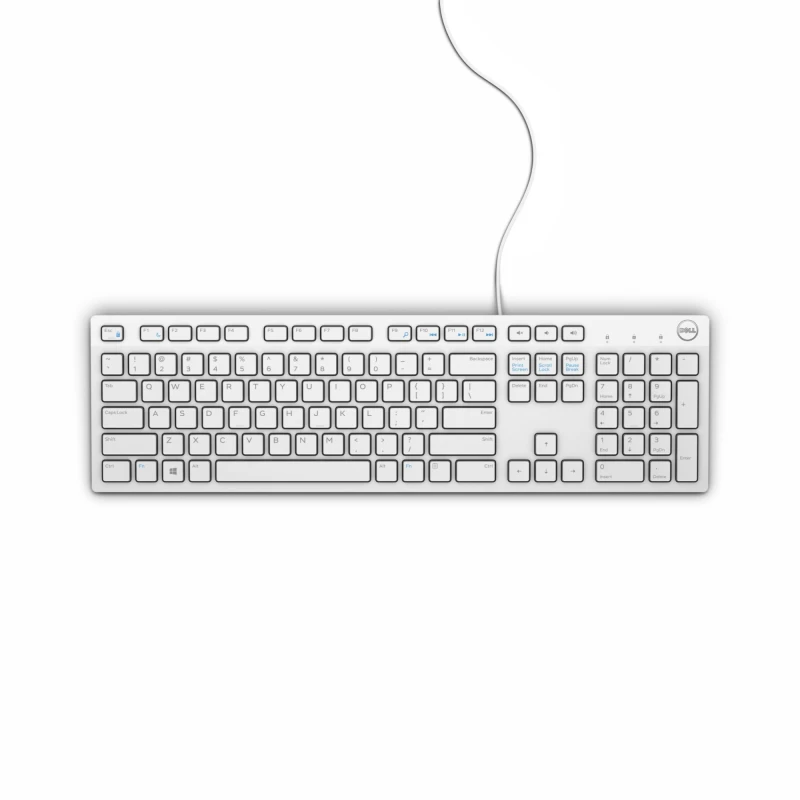 Image of DELL Wired Keyboard - KB216 - French (AZERTY) - White