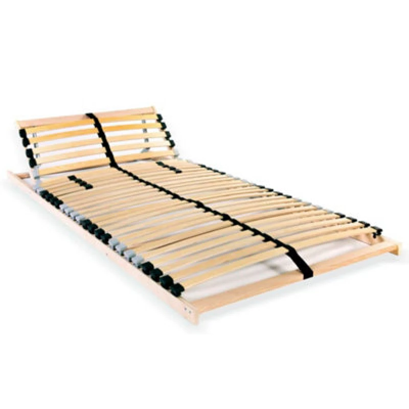 Image of VIDAXL Vidaxl - Slatted Bed Base without Mattress with 28 Slats 7 Zones 80x200cm 246450