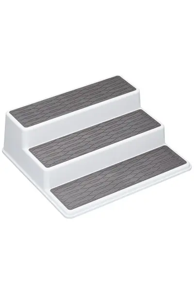 Image of Three Tier Cupboard Shelf Organiser, 25cm