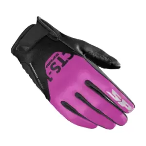 Image of Spidi CTS-1 Lady Black Fucsia Motorcycle Gloves L