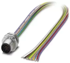 Image of Phoenix Contact M12 17-Pin Cable Assembly, 5m Cable