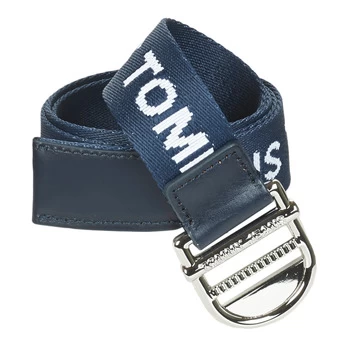 Image of Tommy Jeans TJW ESSENTIAL WEBBING BELT 3.5 womens Belt in Blue - Sizes 85,90,95,80