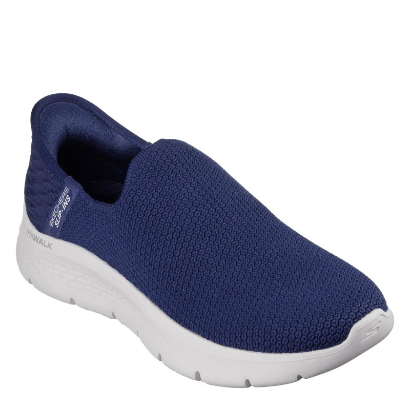 Image of Skechers Womens Go Walk Flex Sunset View Slip On Trainers Navy female 2 (35)