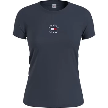 Image of Tommy Jeans Tiny Logo T-Shirt - Twilight Navy