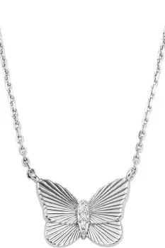 Image of Ladies Fossil Jewellery Sterling Necklace JFS00619040