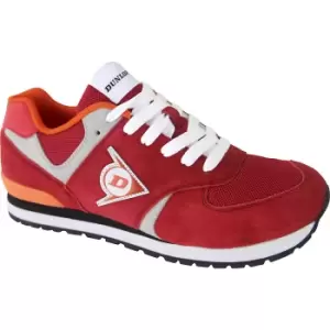 Image of DUNLOP FLYING WING work shoes, red, 1 pair, size 45