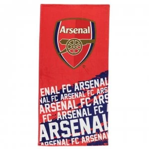 Image of Team Velour Towel - Arsenal