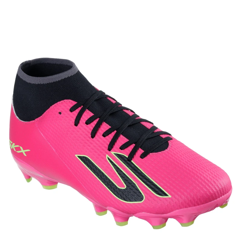 Image of Skechers SKX.2 Academy Adults High Firm Ground Football Boots Pink/Black male 7 (41)