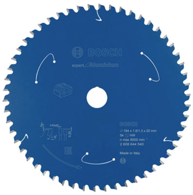 Image of Bosch Expert Cordless Circular Saw Blade for Aluminium 2608644540 Diameter: 184mm
