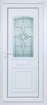 Image of Wickes Medway Pre-hung Upvc Door 2085 x 920mm Left Hand Hung