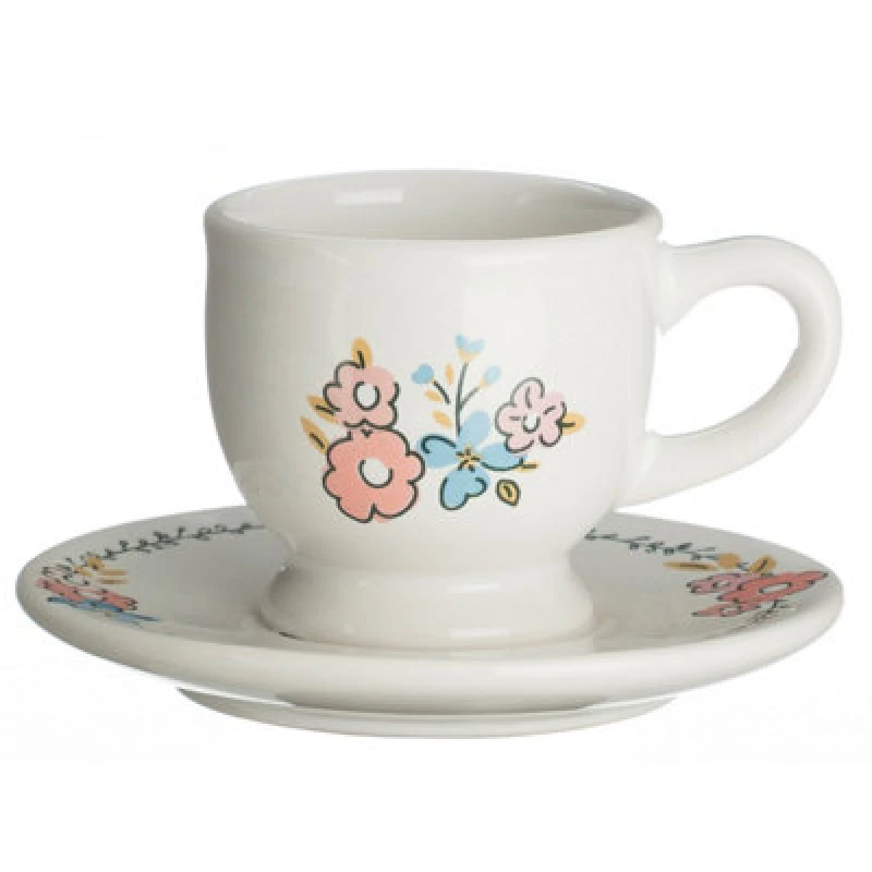 Image of Premier Housewares Pretty Things Floral Design Egg Cup White
