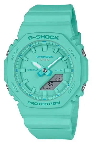 Image of Casio G-Shock GMA-P2100-2AER One Tone 2100 Turquoise Strap Watch - W59122