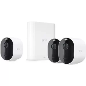 Image of Arlo Pro3 3 Camera 2K Ultra HD NVR CCTV System