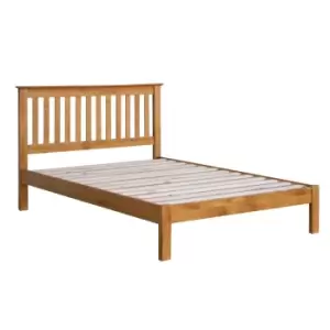 Image of Crazy Price Beds Alderley Oak Wooden King Bed