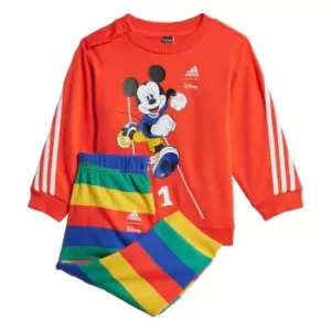 Image of adidas x Disney Mickey Mouse Jogger Kids - Bright Red / White