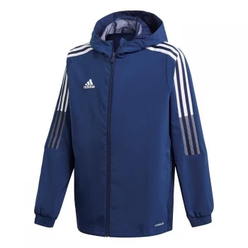 Image of adidas Tiro 21 Windbreaker Kids - Team Navy