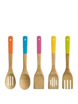 Image of Premier Housewares 5 Piece Bamboo Utensil Set