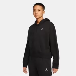 Image of Jordan Essential Fleece Core Hoody Womens, Black, Female, Hoodies, DN4570-010