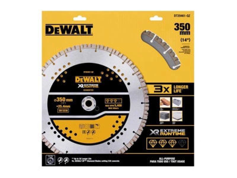 Image of DEWALT Dt20461-Qz Elite Series All Purpose Diamond Wheel 355 X 25.4mm