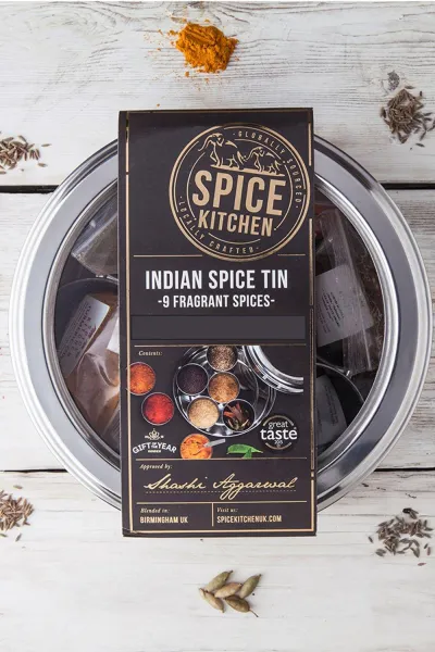 Image of Indian Spice Tin with 9 Fragrant Spices