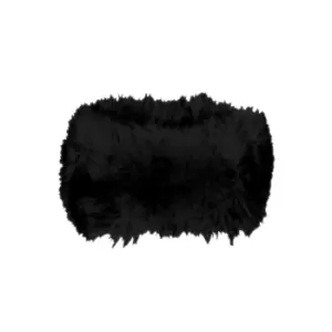 Image of Eastern Counties Leather Womens/Ladies Fergie Sheepskin Headband (One size) (Black)