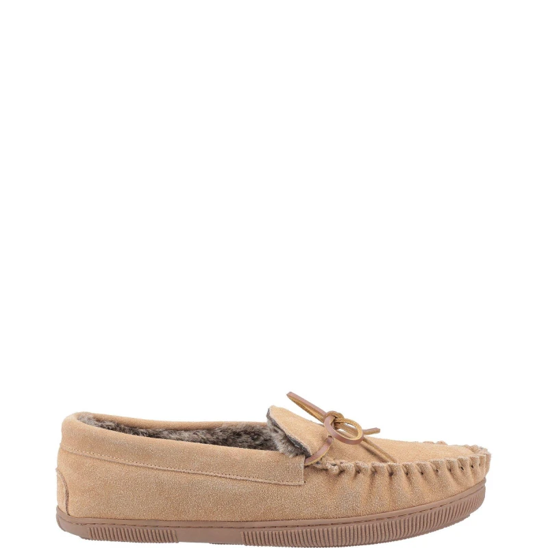 Image of Hush Puppies Ace Slipper Moccasin Slippers UK6 EU40 Brown 01429605260