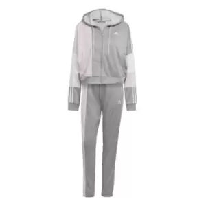 Image of adidas Bold Block Tracksuit Womens - Grey