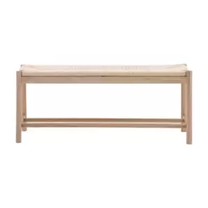 Image of Gallery Interiors Sandon Rope Bench in Natural