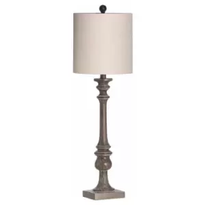 Image of Ursa Table Lamp With Linen Shade