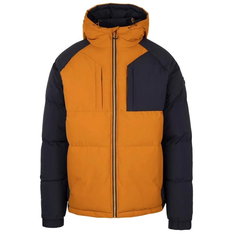 Image of Trespass Trespass Men Deffords Padded Jacket in Amber Size: X-Small Amber XS Male 5063703962650