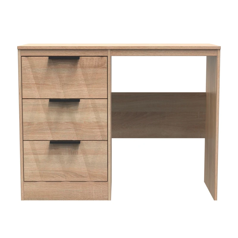 Image of Ready Assembled 2 U Washington 3 Drawer Vanity (Ready Assembled) in Light Oak Light Oak Unisex