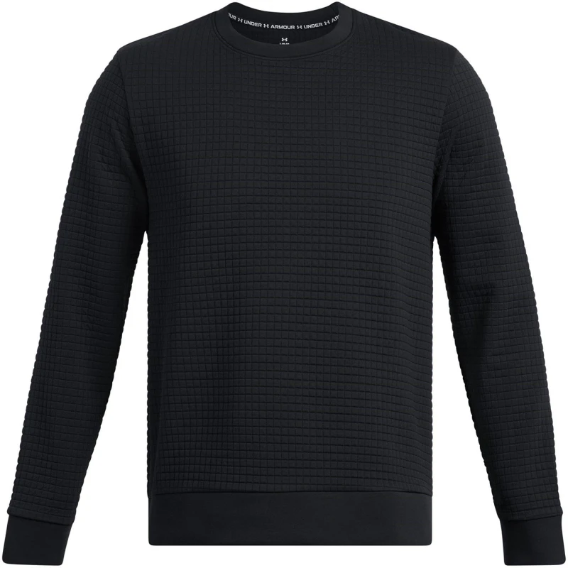 Image of Under Armour Mens Unstoppable Crew Sweatshirt Black male S