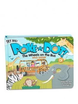 Image of Melissa & Doug Poke-A-Dot The Wheels On The Bus Wild Safari Book