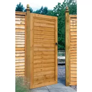 Image of Forest 3' x 6' Wooden Lap Side Garden Gate (0.91m x 1.83m)