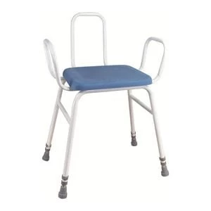 Image of Aidapt Astral Perching Stool with Plain Arms and Plain Back